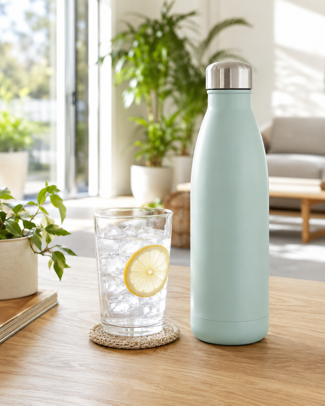Bouteille isotherme pour rester hydraté et garder l'eau fraîche toute la journée
